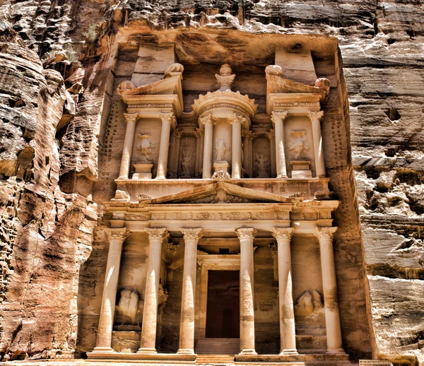 Al Khazneh in Petra, Jordan — Stockfoto