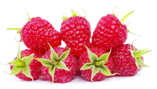 Fresh red raspberries Royalty Free Stock Photos