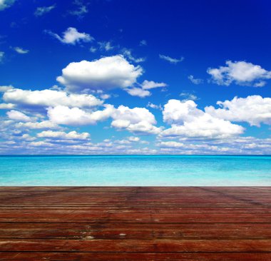 plaj ve tropikal deniz