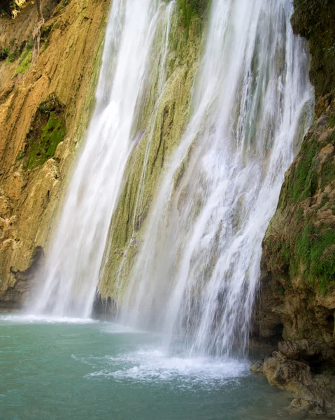 Cascada en bosque verde — Foto de Stock