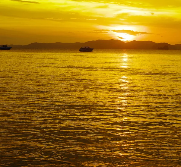 Sunset  and  Beach — Stock Photo, Image