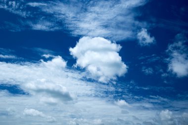 Mavi gökyüzü arkaplanı