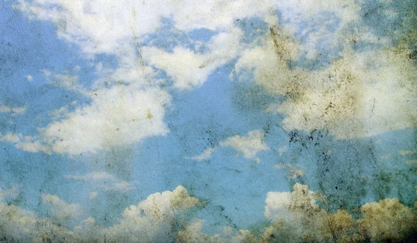 Blue sky with clouds — Stock Photo, Image