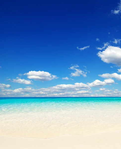 Playa y mar tropical — Foto de Stock