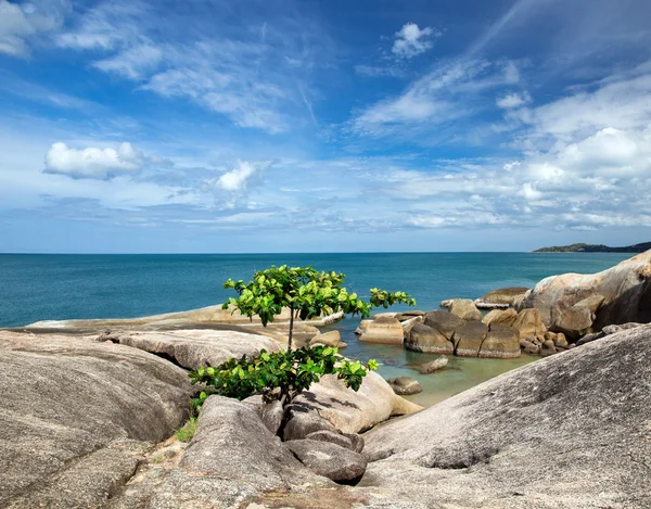 Mar azul y cielo azul —  Fotos de Stock