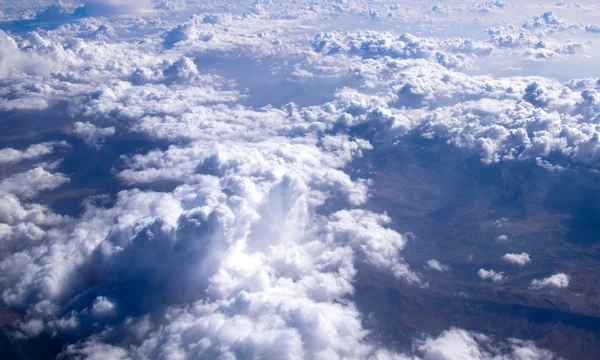 Antena niebo i chmury — Zdjęcie stockowe