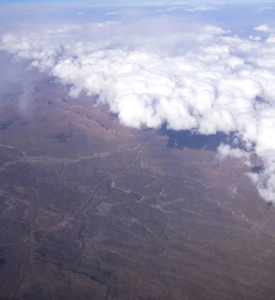 Aerial sky background — Stock Photo, Image