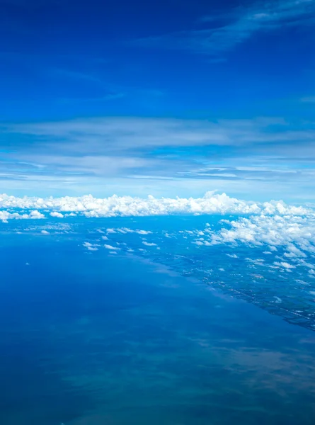 Aerial sky background — Stock Photo, Image