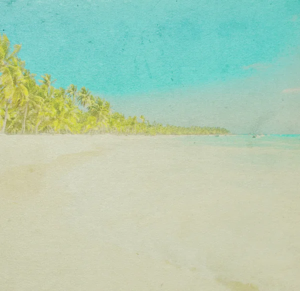 Grunge plaj tropikal Beach