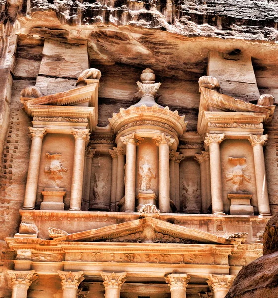 Al-khazneh i petra, Jordanien — Stockfoto