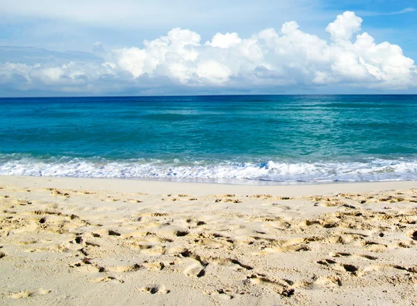 Playa y mar tropical — Foto de Stock