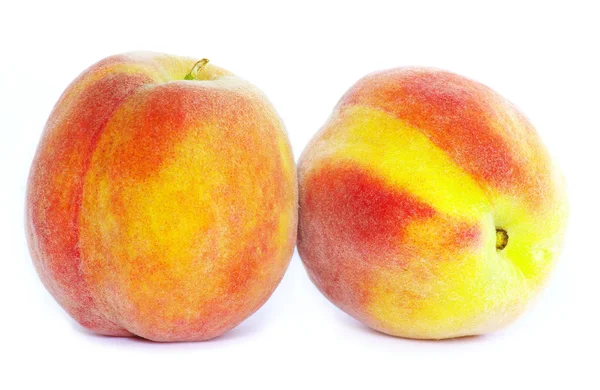 Два свіжих персиків — стокове фото