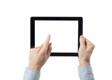 tablet bilgisayar ile el