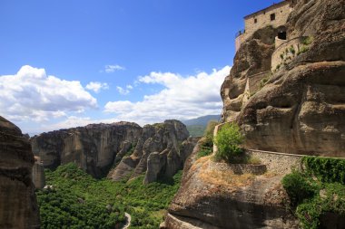 Monastery  in Meteora, Greece clipart