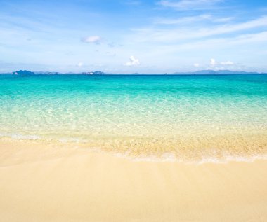 Mavi gökyüzü ve deniz