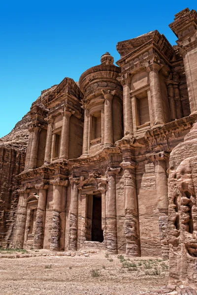 ペトラ、Jordan の寺 — ストック写真