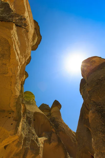 Oluşumları Kapadokya, Türkiye — Stok fotoğraf