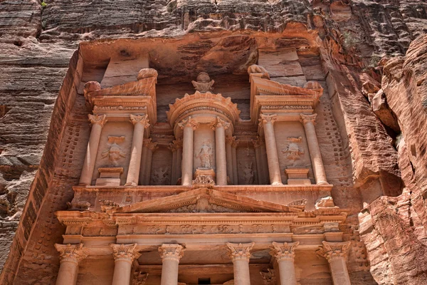 Al-khazneh i petra, Jordanien — Stockfoto