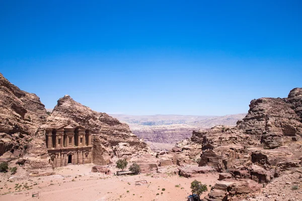 Świątynia w Petra, Jordan — Zdjęcie stockowe