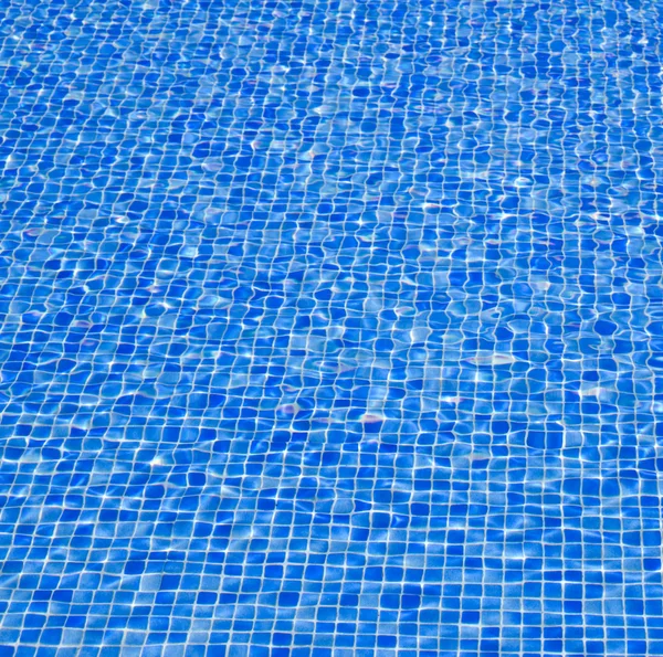 Blaues Poolwasser — Stockfoto