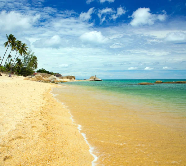 Strand und tropisches Meer — Stockfoto