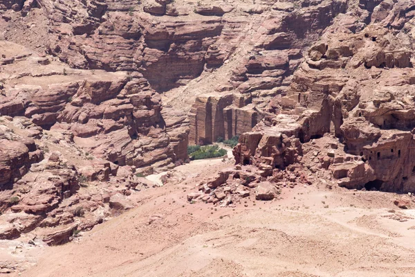 Skalní útvary v Jordan Petra. — Stock fotografie