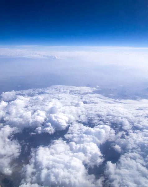 Aerial sky and clouds — Stock Photo, Image