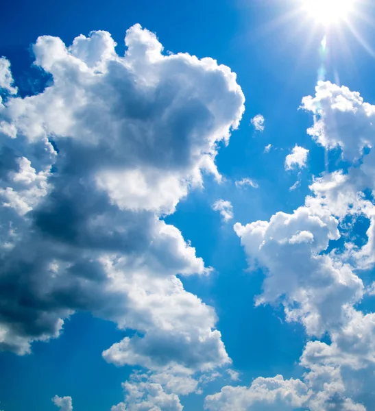 Céu azul fundo — Fotografia de Stock