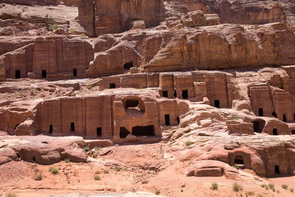 Bergformationer i Petra — Stockfoto