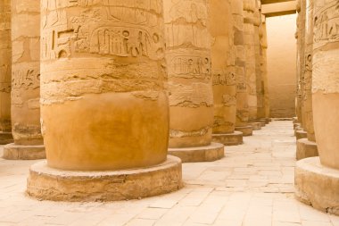 Sütunları Karnak, Egypt.