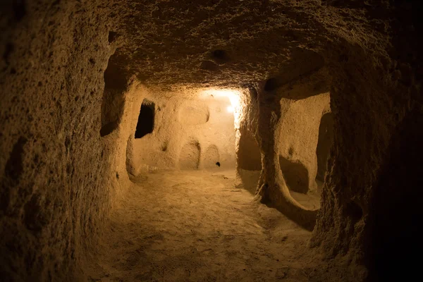 Peștera Derinkuyu din Cappadocia — Fotografie, imagine de stoc