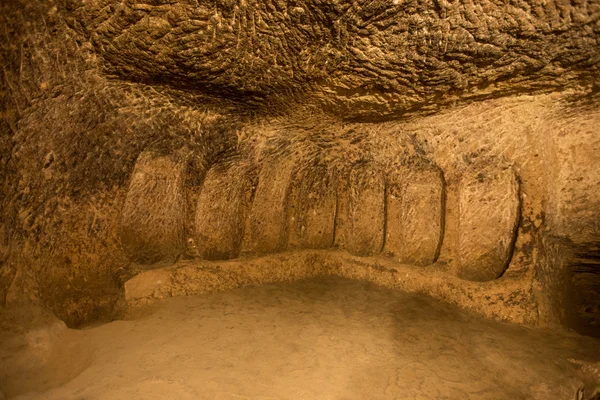 Derinkuyu cave city in Cappadocia — Stock Photo, Image