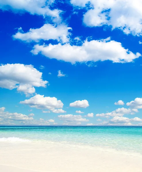 Playa y mar tropical — Foto de Stock