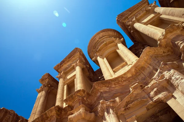 Ancient temple in Petra, Jordan — Stock Photo, Image