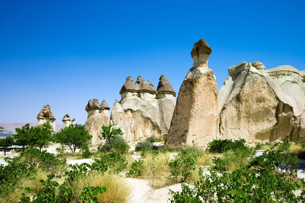 Formations rocheuses en Capadoce, Turquie — Photo