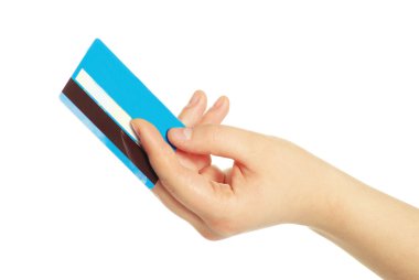 El ele tutuşan kredi kartı