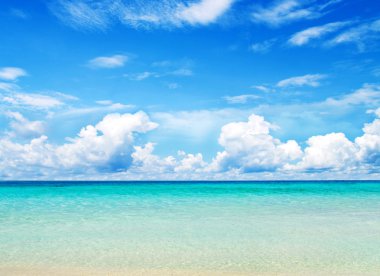 plaj ve tropikal deniz