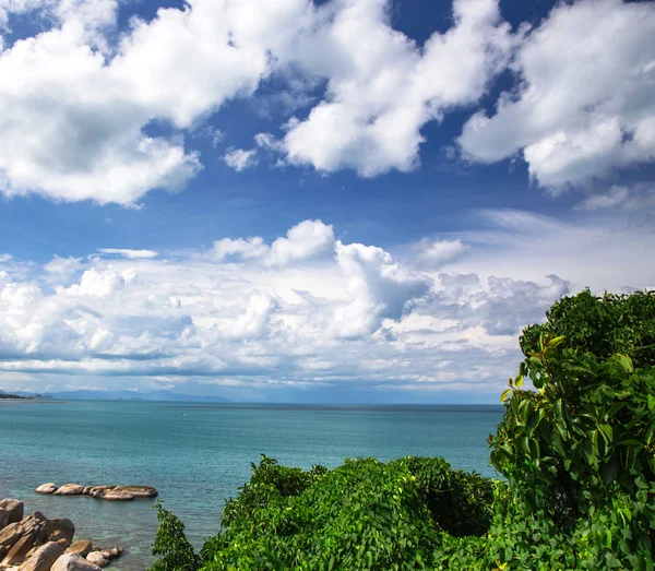 Prachtige blauwe zee — Stockfoto