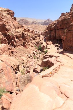 Petra 'daki kaya oluşumları