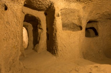 Derinkuyu mağara şehir Kapadokya