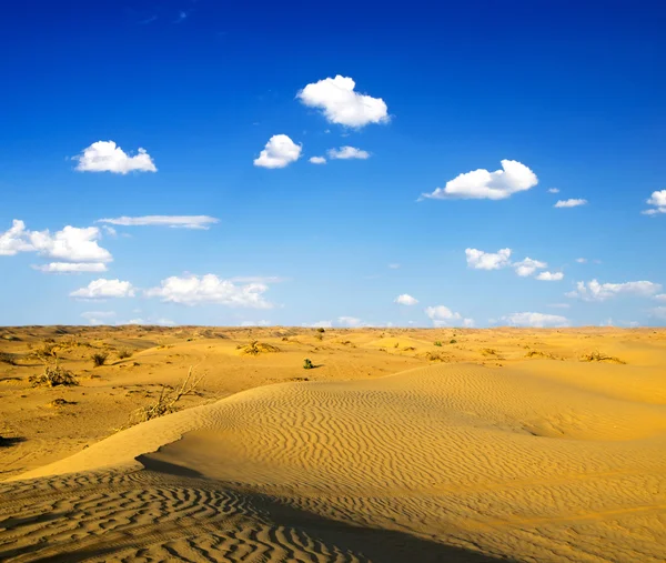 Paesaggio deserto e cielo — Foto Stock