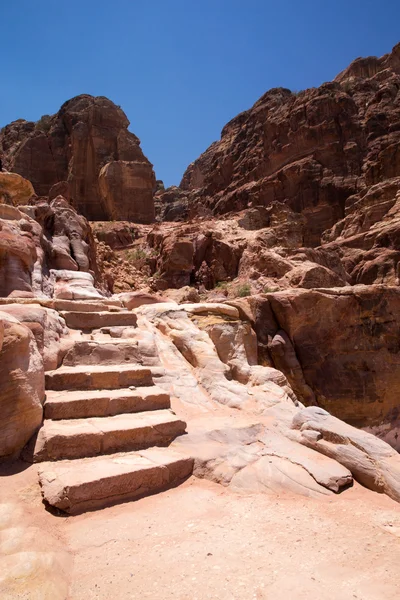 Petra的岩层 — 图库照片