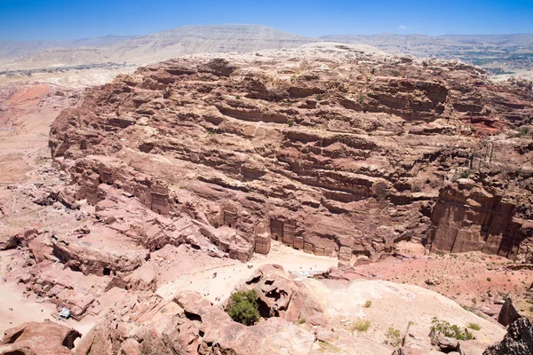 Petra 'daki kaya oluşumları — Stok fotoğraf