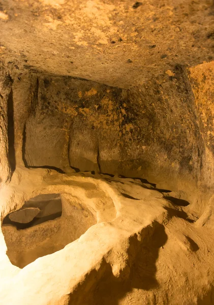 Derinkuyu cidade caverna na Capadócia — Fotografia de Stock