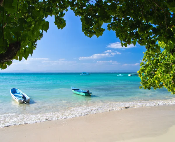 Strand met Caribische zee — Stockfoto