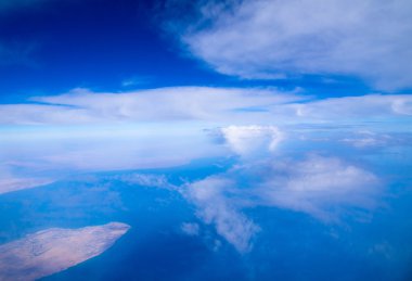 Mavi gökyüzü arkaplanı