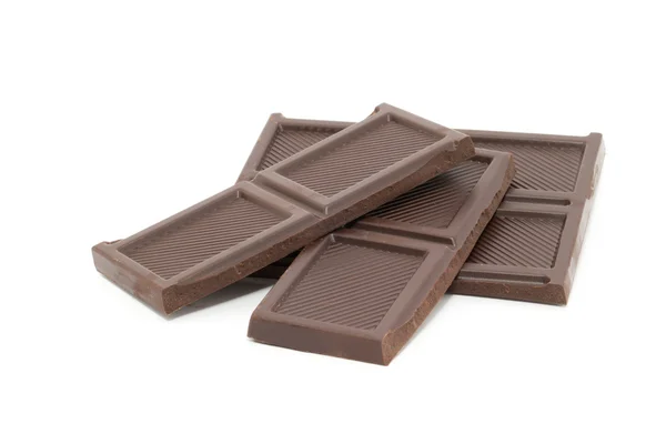 Bitar av läckra choklad — Stockfoto
