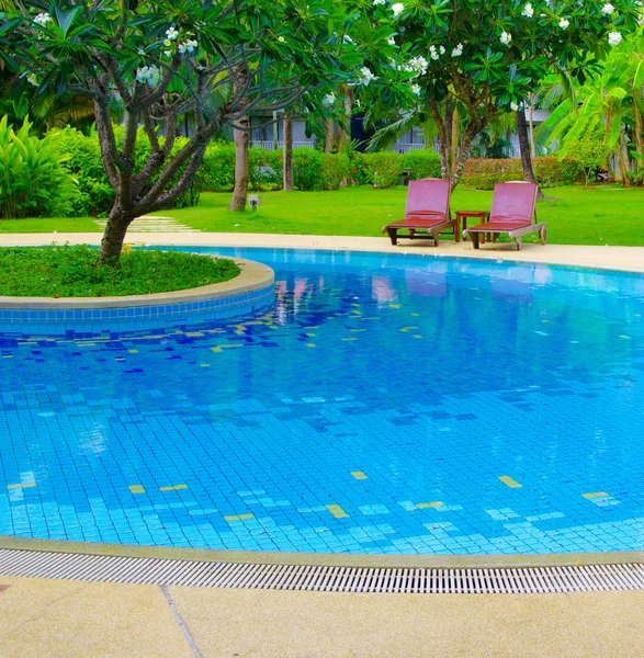 Bazén v Thajsku — Stock fotografie