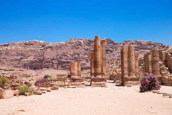 Città abbandonata di Petra — Foto Stock