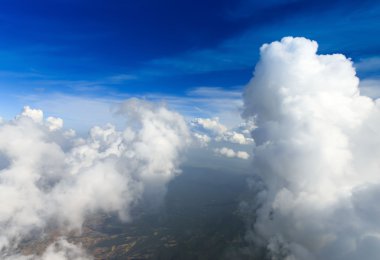 Mavi gökyüzü arkaplanı